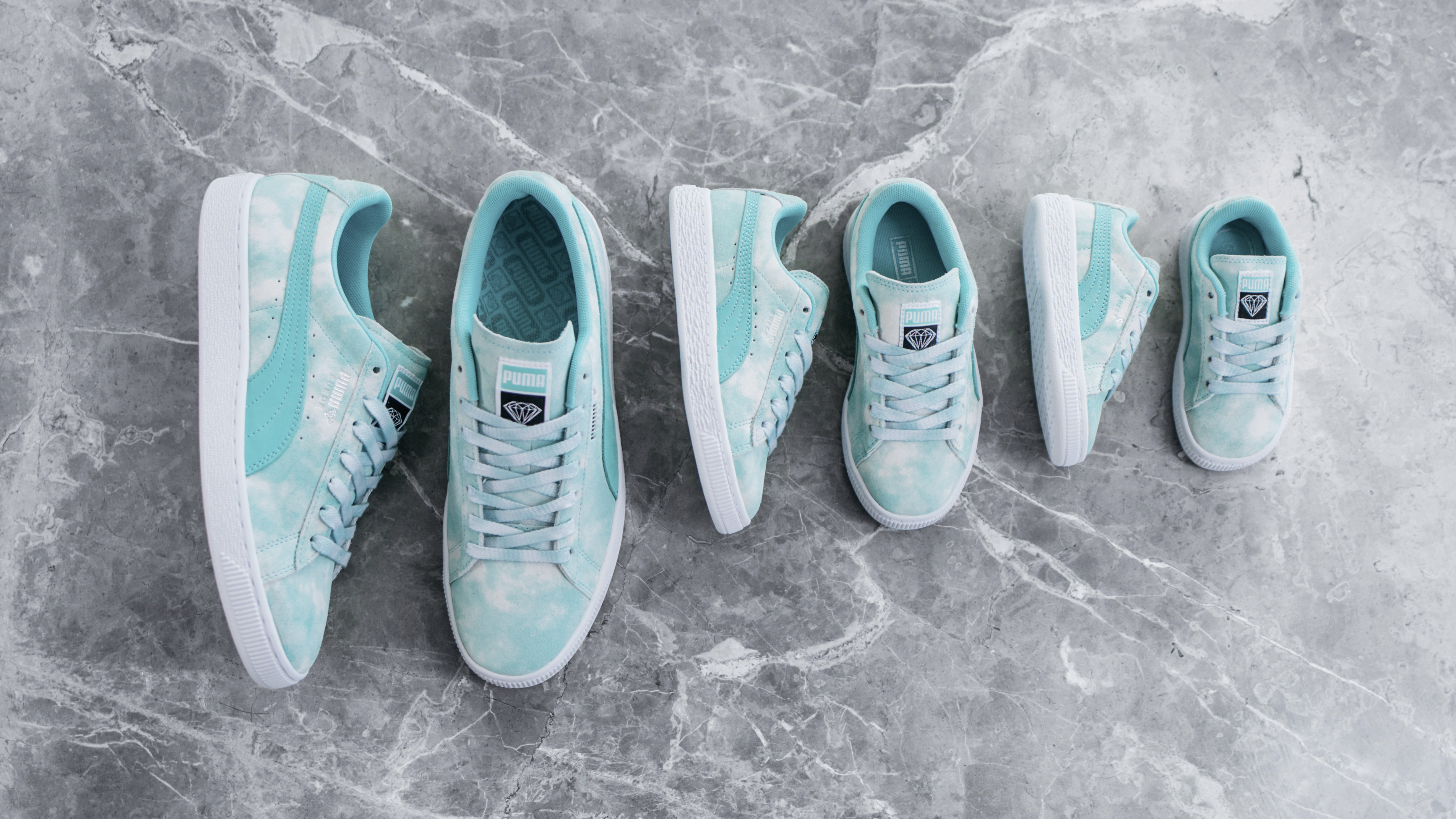 puma suede x diamond supply co