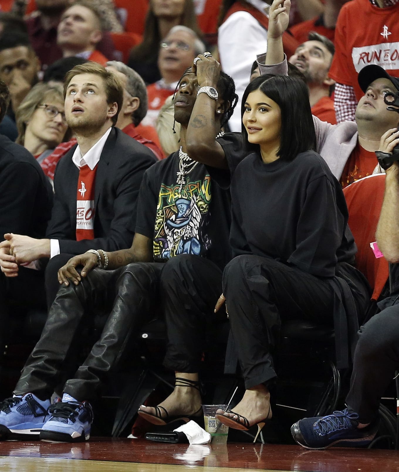 travis scott in jordan 4s