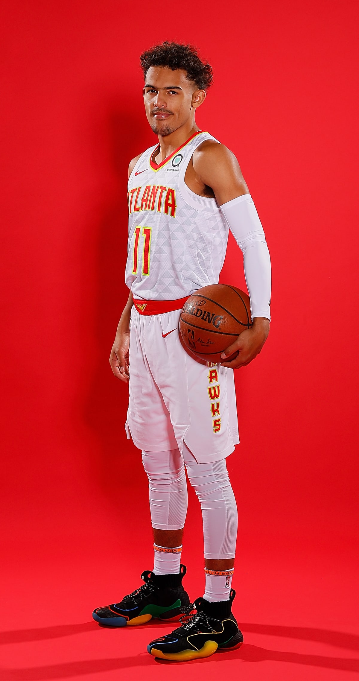 5. Trae Young - Pharrell x Adidas BYW X - NBA Media Day ...