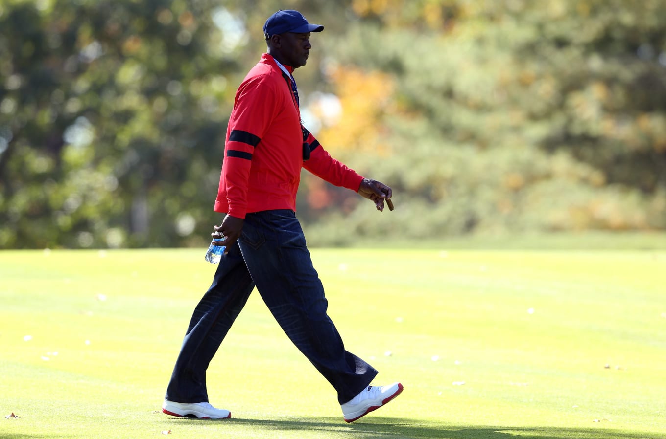 Jordan denim golf shoes