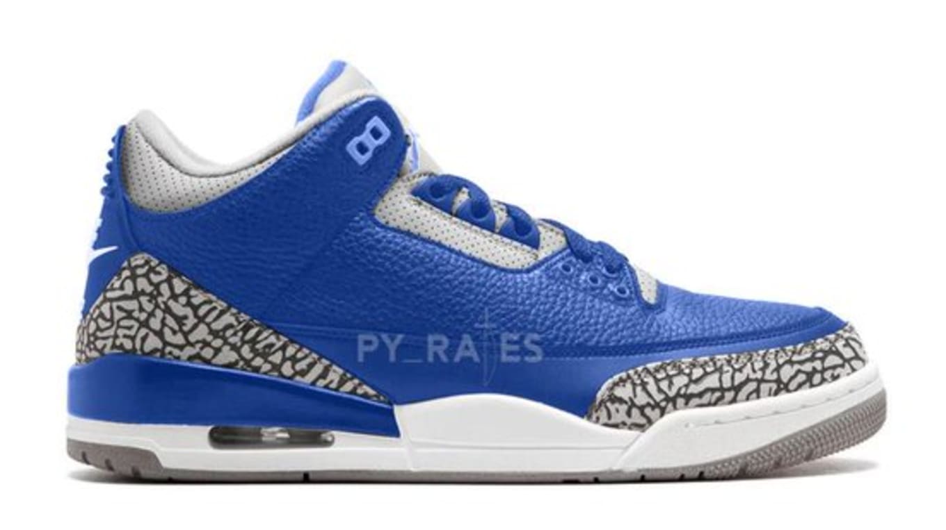 all blue jordan 3