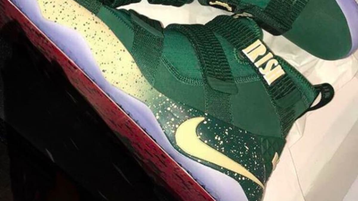 nike lebron irish shoes