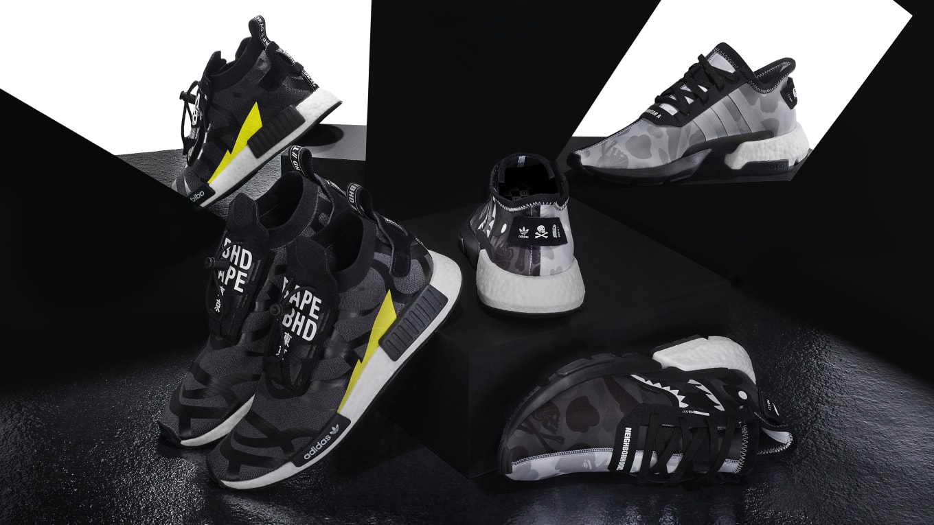 Bape x Neighborhood x Adidas POD 3.1