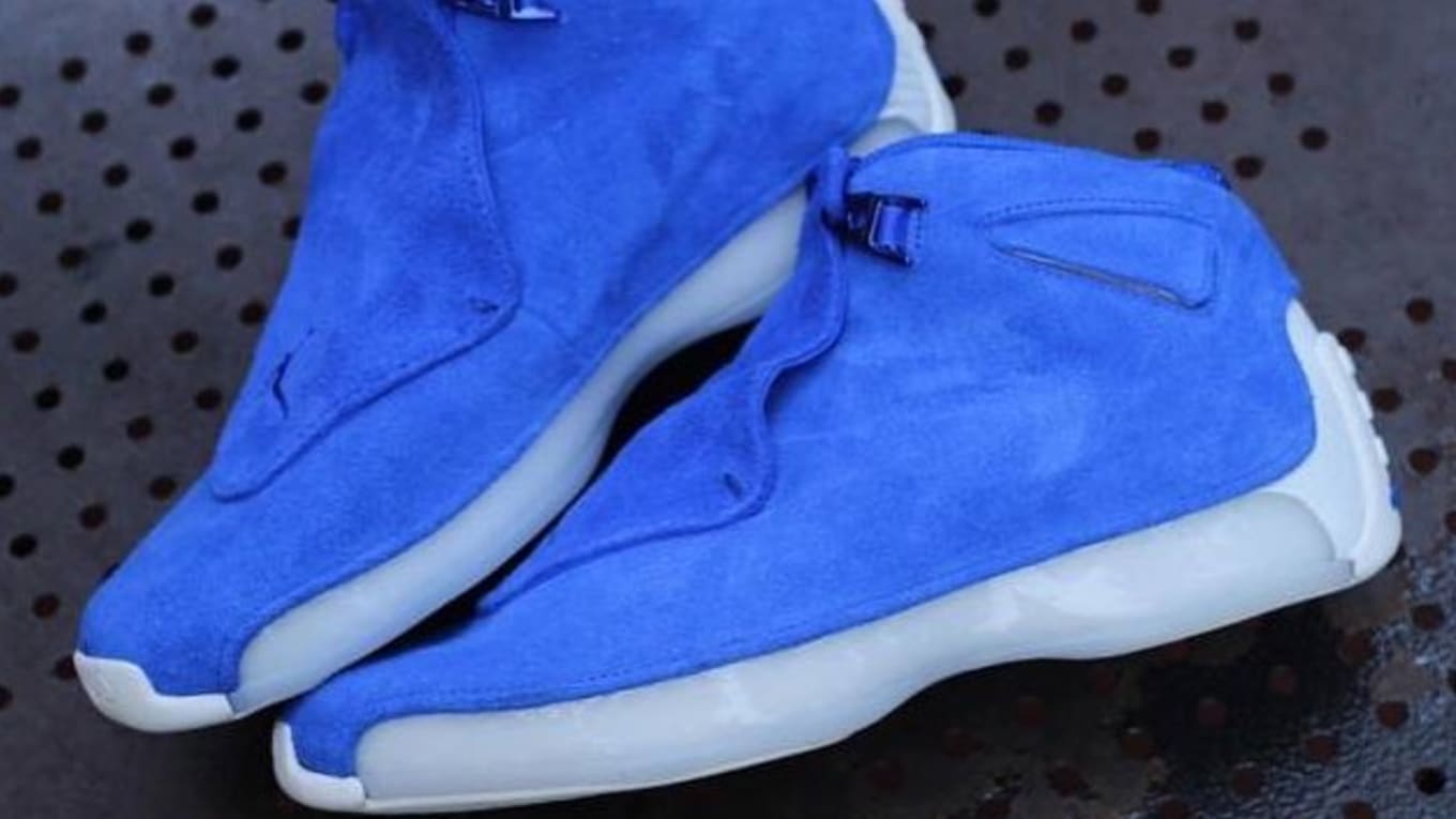 Air Jordan 18 Retro 'Blue Suede 