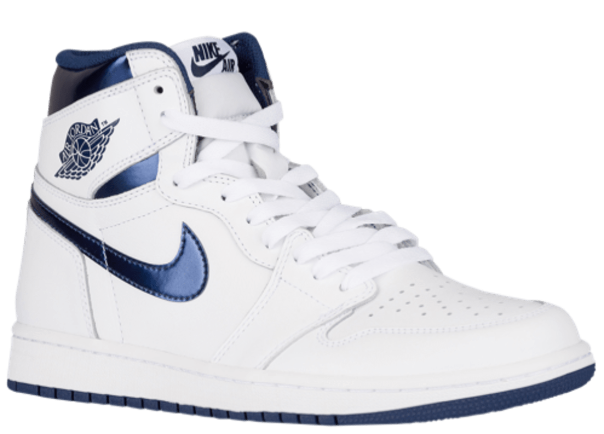 metallic navy jordan 1
