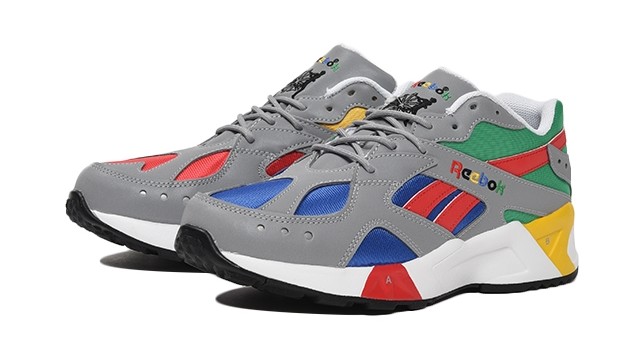 Billy's x Reebok Aztrek Grey/Cobalt/Big Green/Primal Red 'Super Famicom'  DV5380 Release Date | Sole Collector