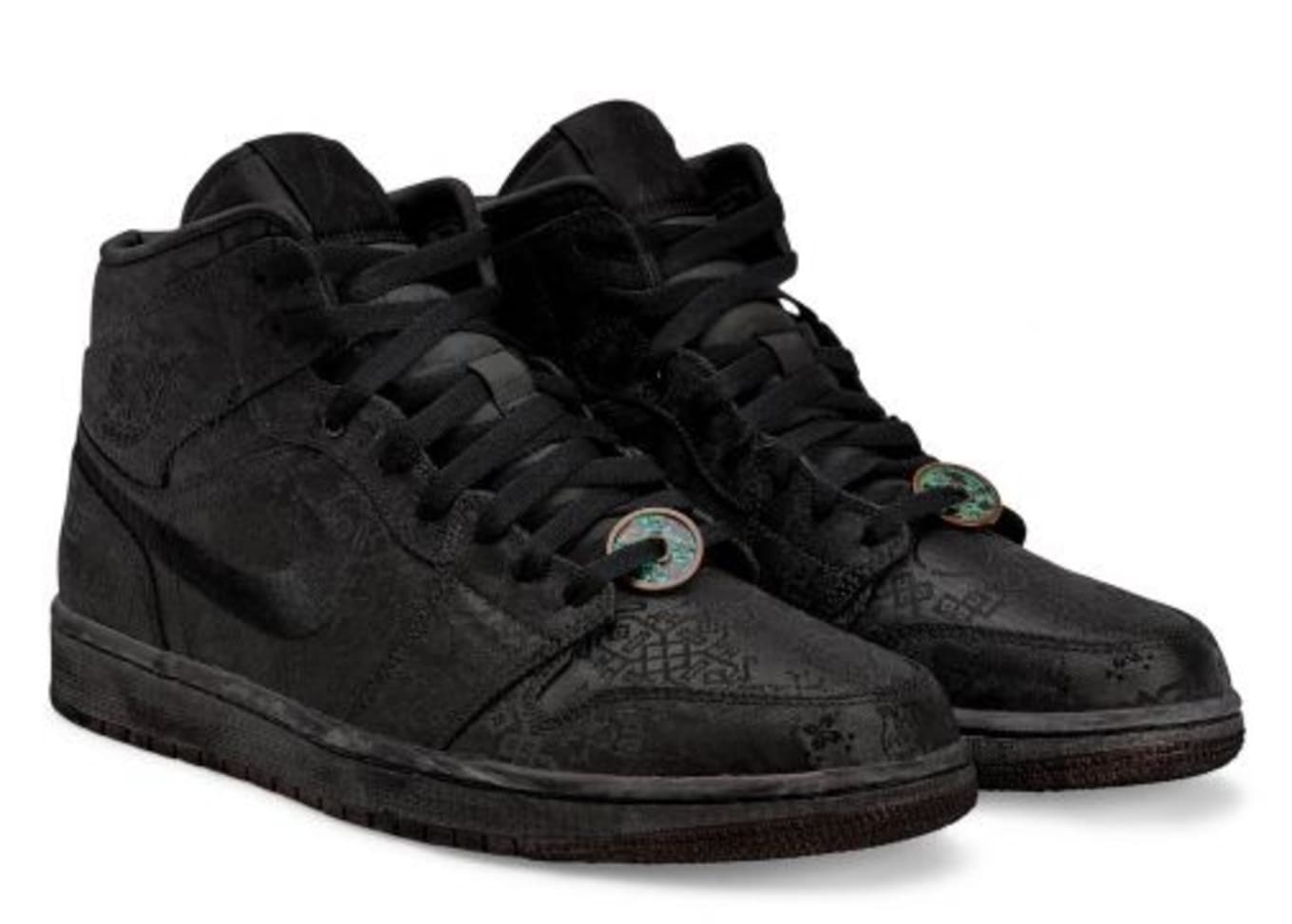 Clot x Air Jordan 1 Mid 'Black' Release 