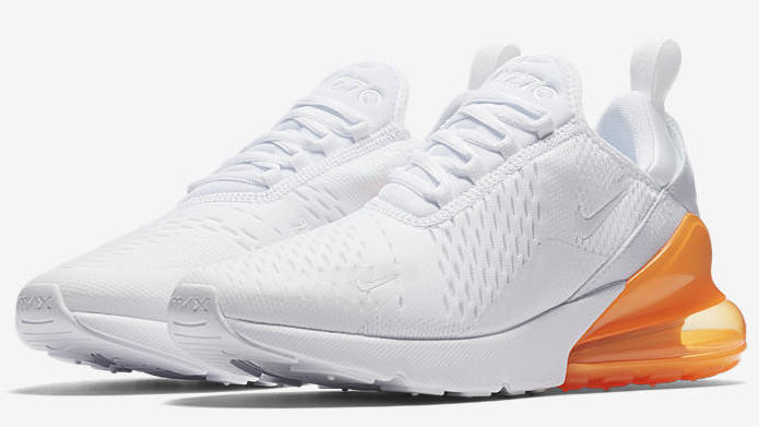 nike air 27c white and orange