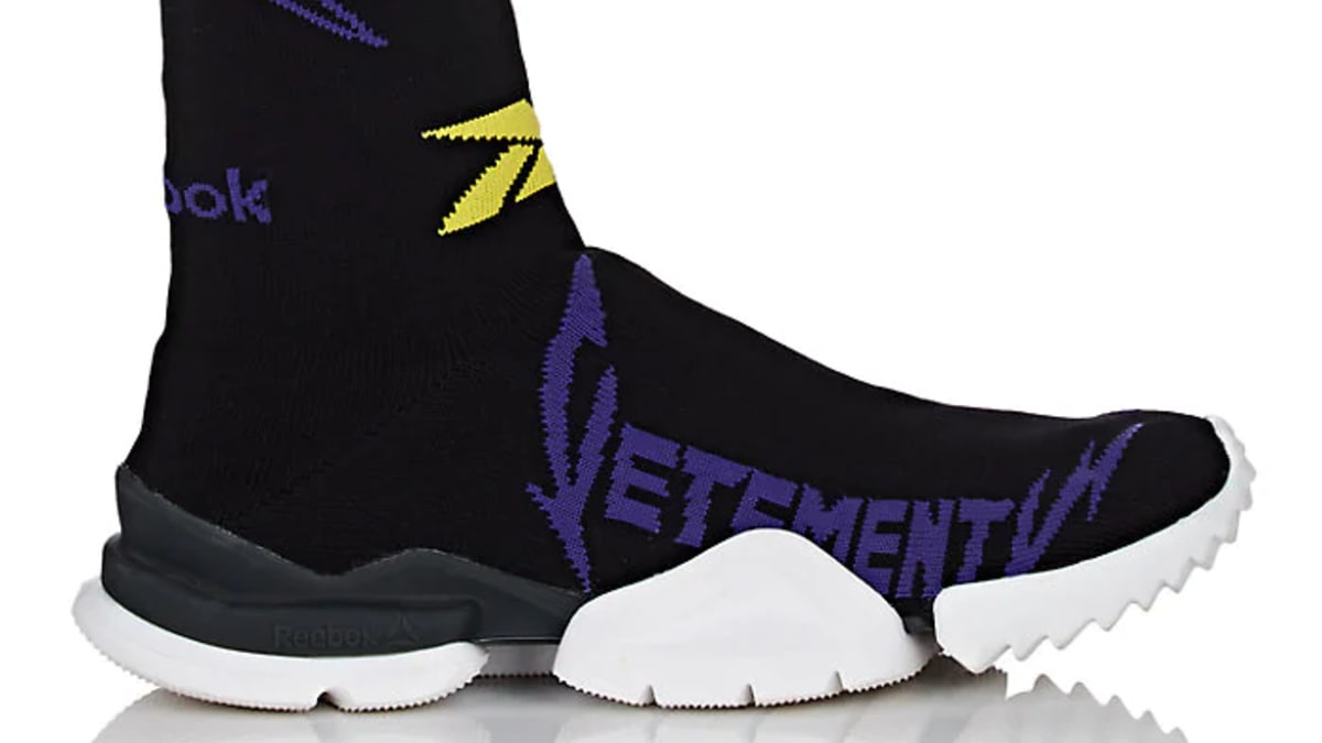 vetements and reebok sock runner