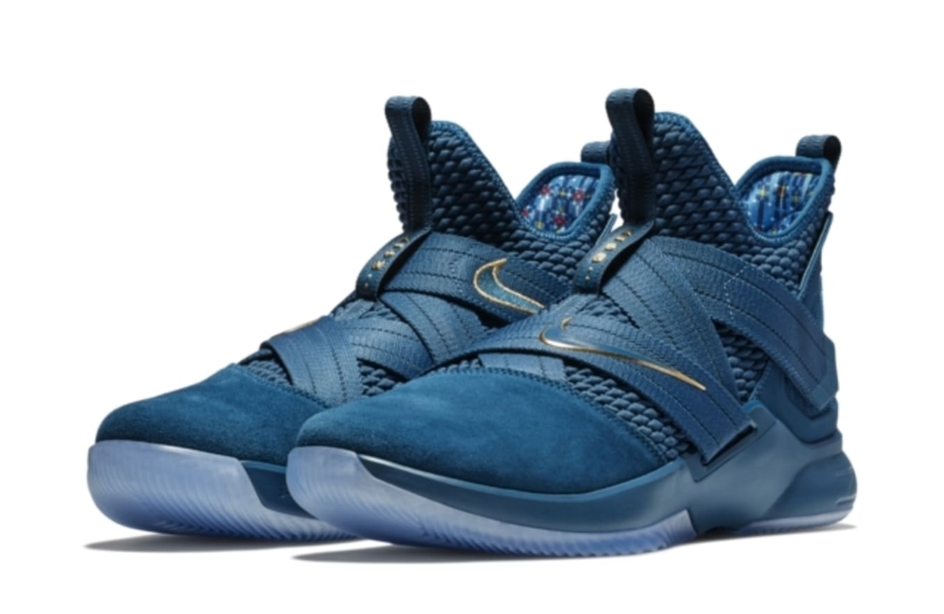 Lebron 12 soldier blue on sale