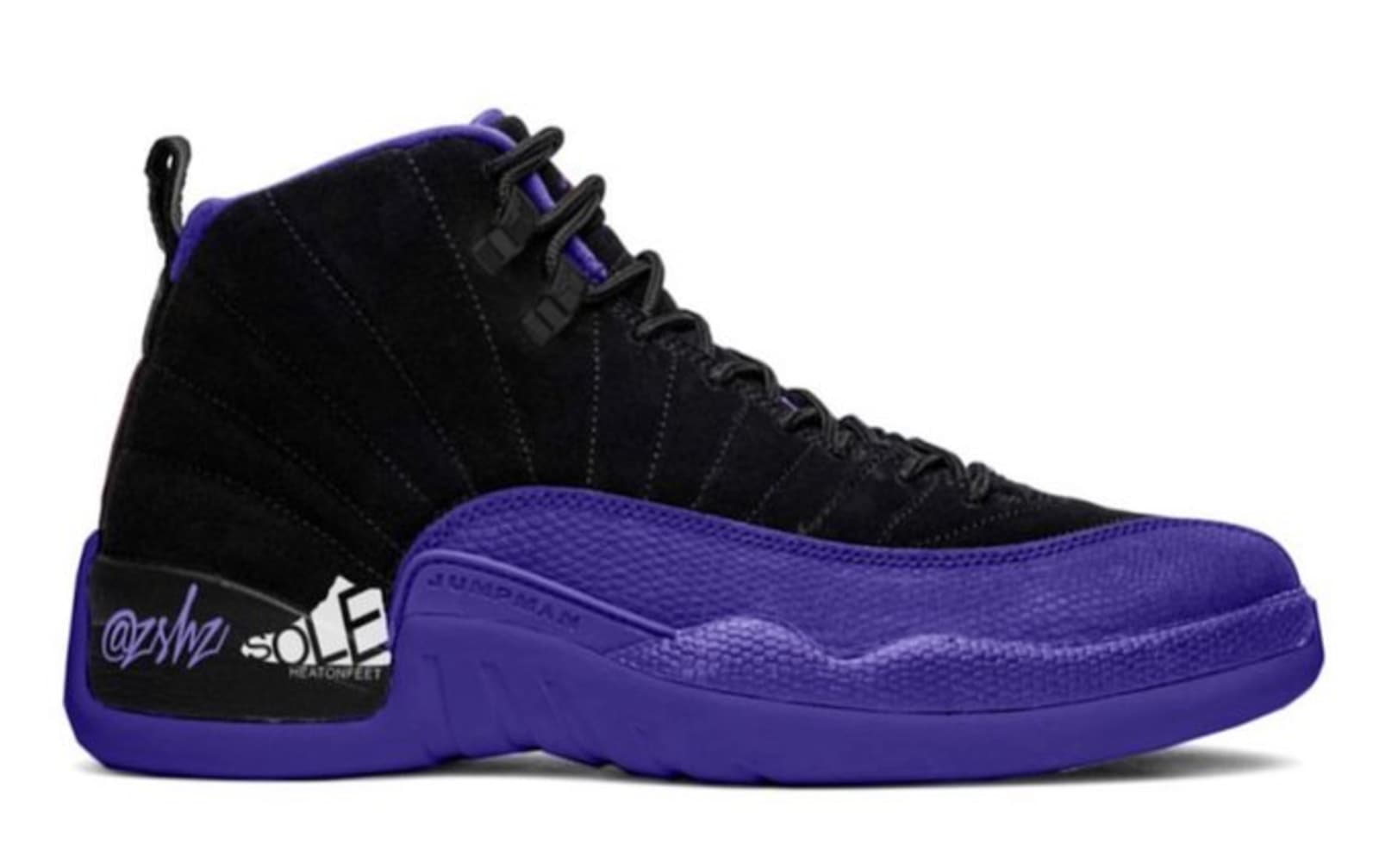 new black and purple 12s