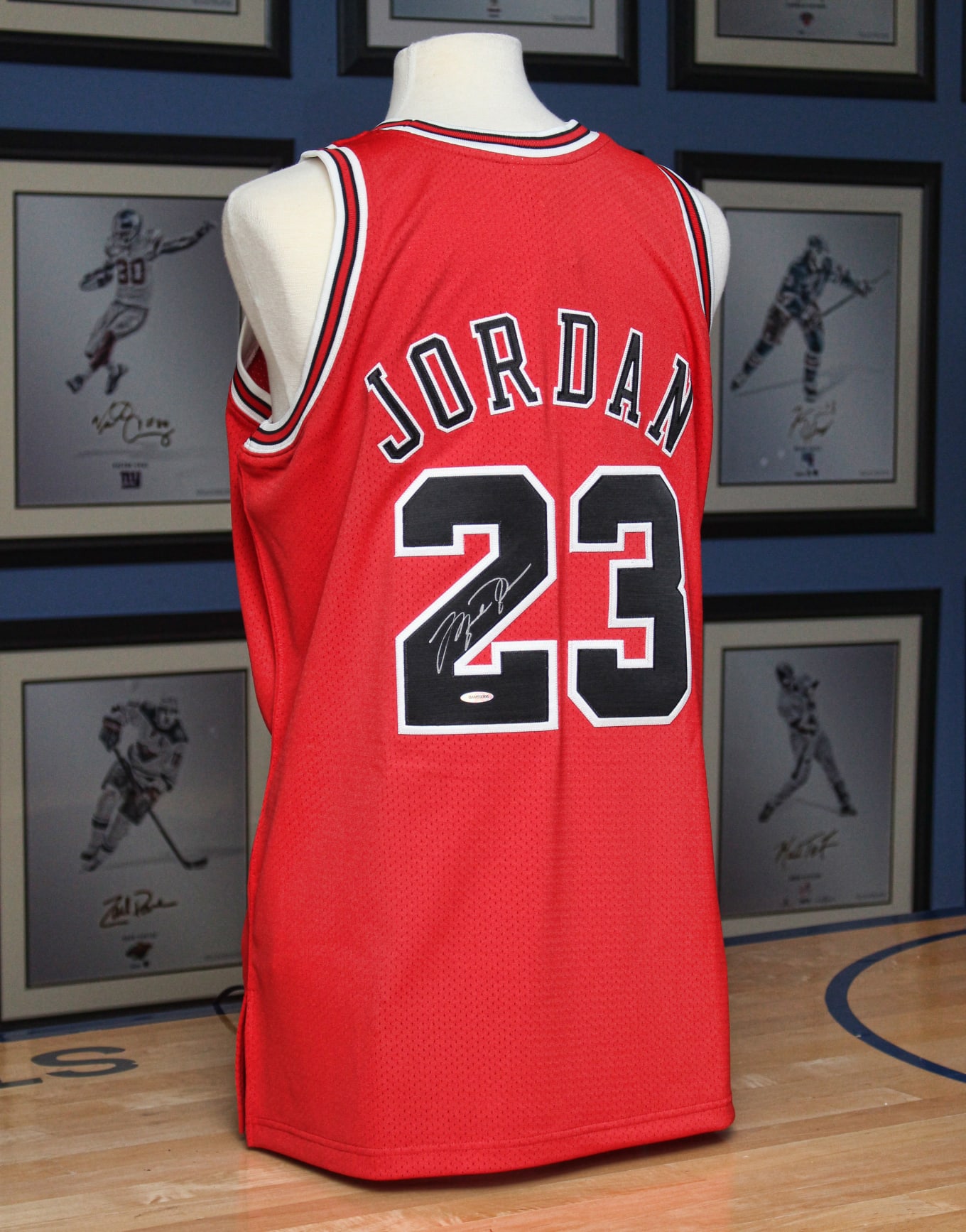 jordan signed jersey