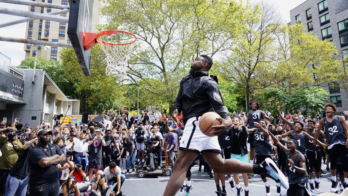 zion williamson sneaker release
