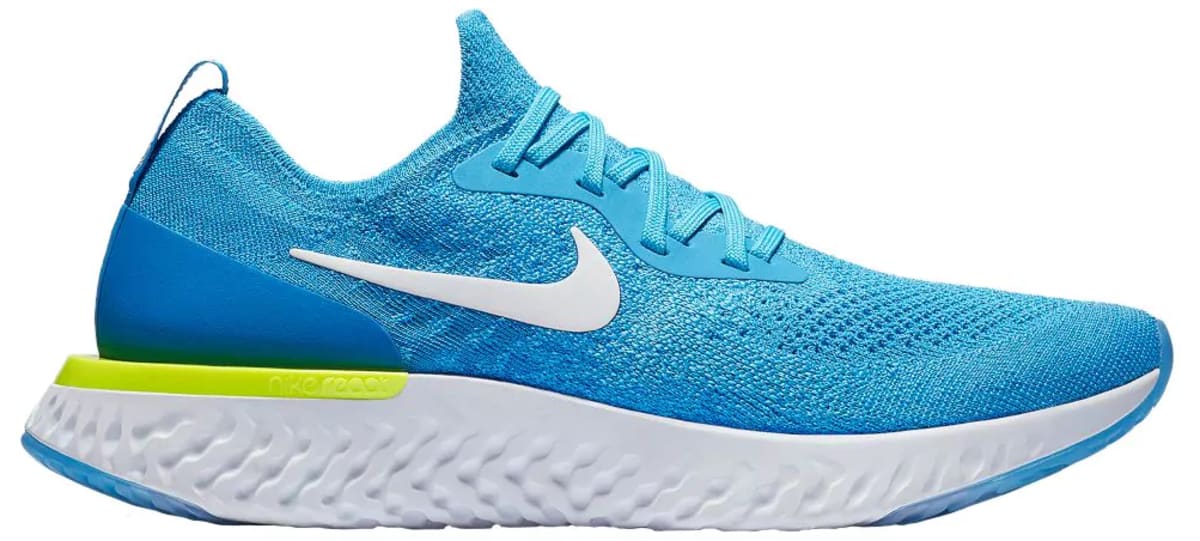 nike epic react flyknit sky blue