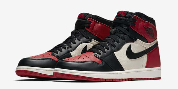 bred toe nike air jordan