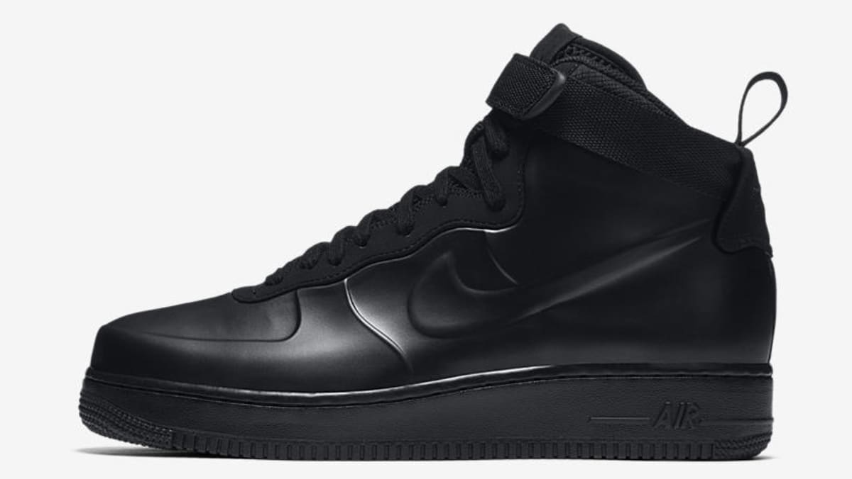 tênis nike air force 1 foamposite cupsole triple black