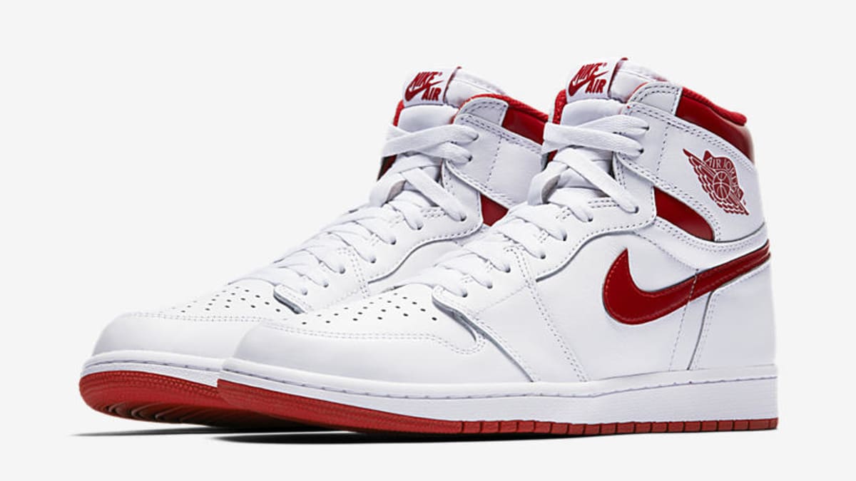 metallic red 1's