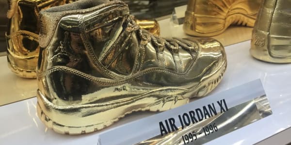Gold Air Jordan Collection All Star Sole Collector