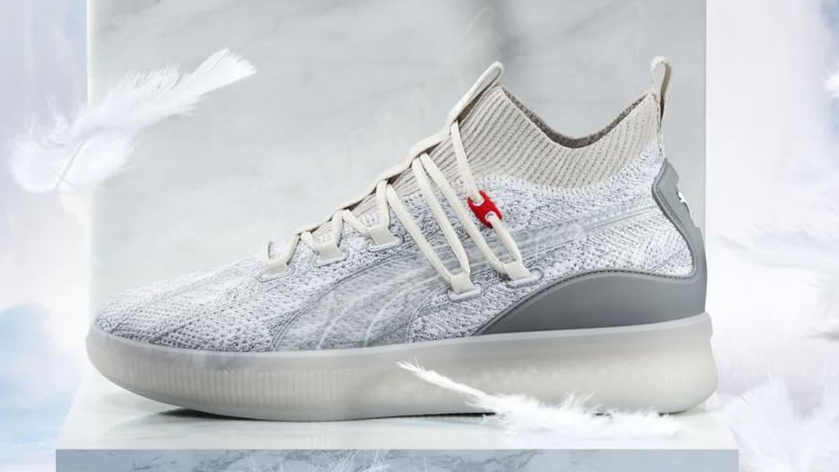 puma clyde court white