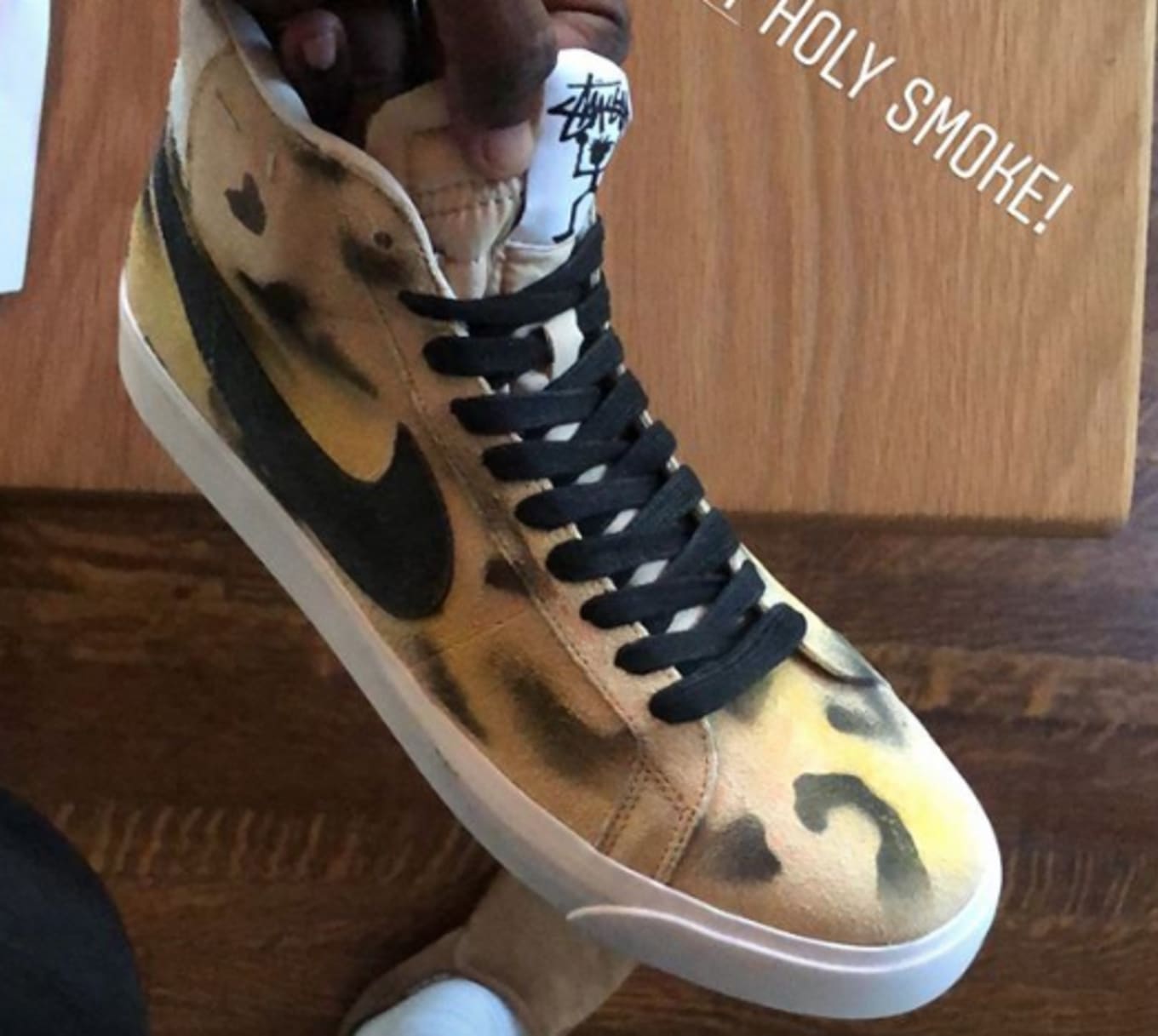 Stussy x Nike SB Zoom Blazer Mid QS 'Leopard' Release Date | Sole 