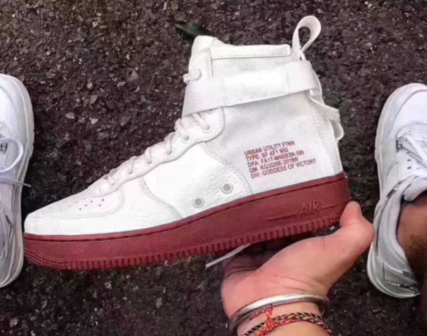 nike air sf af1 red