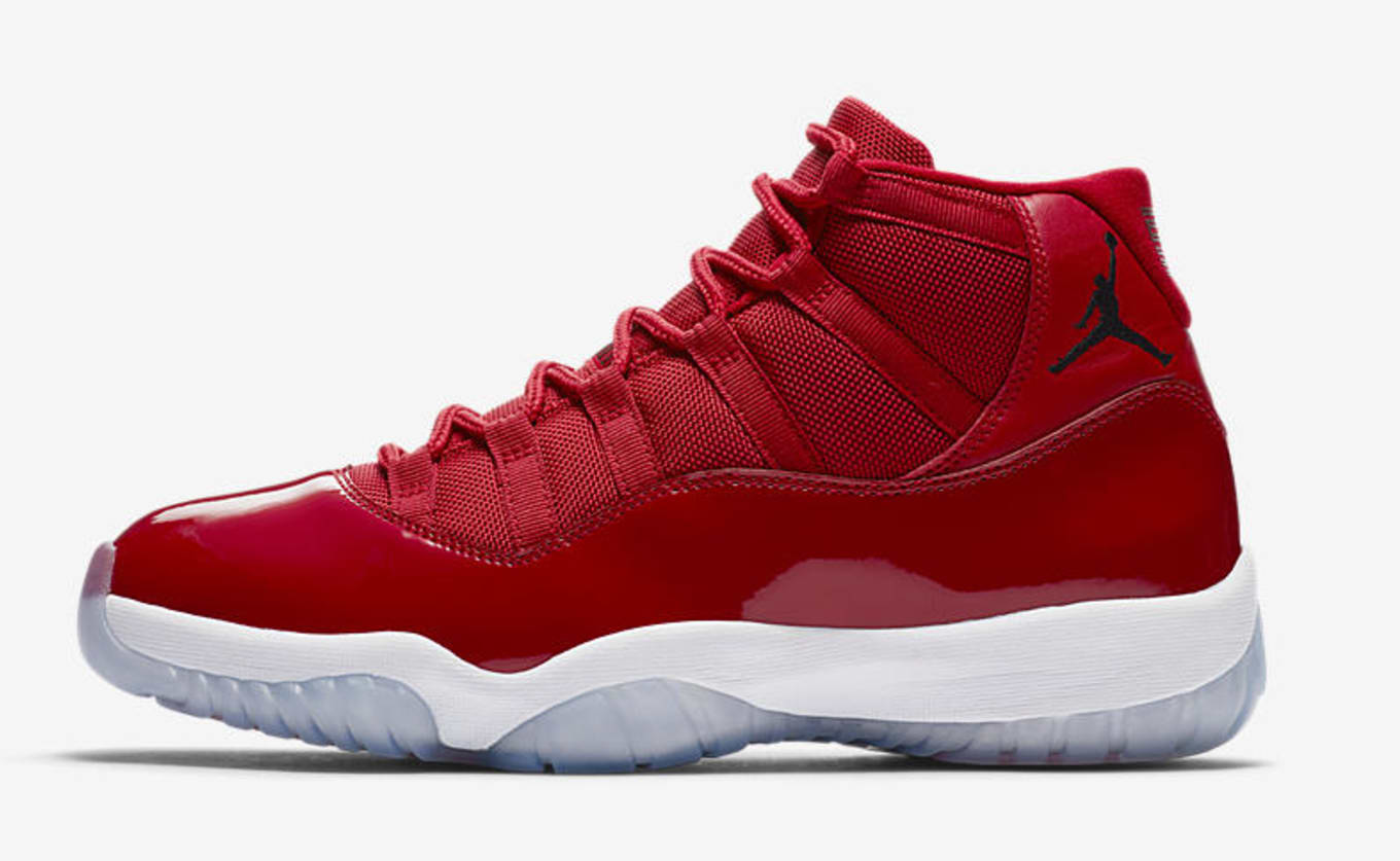 Jordan 11 concord red and black sale
