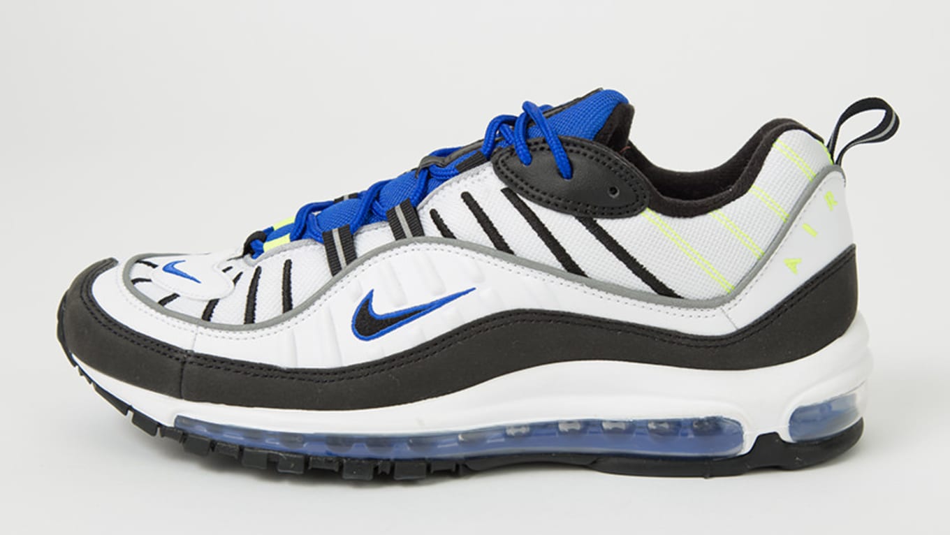 nike air max 98 white blue