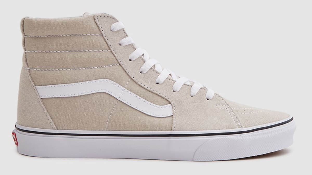 vans sk8 hi silver