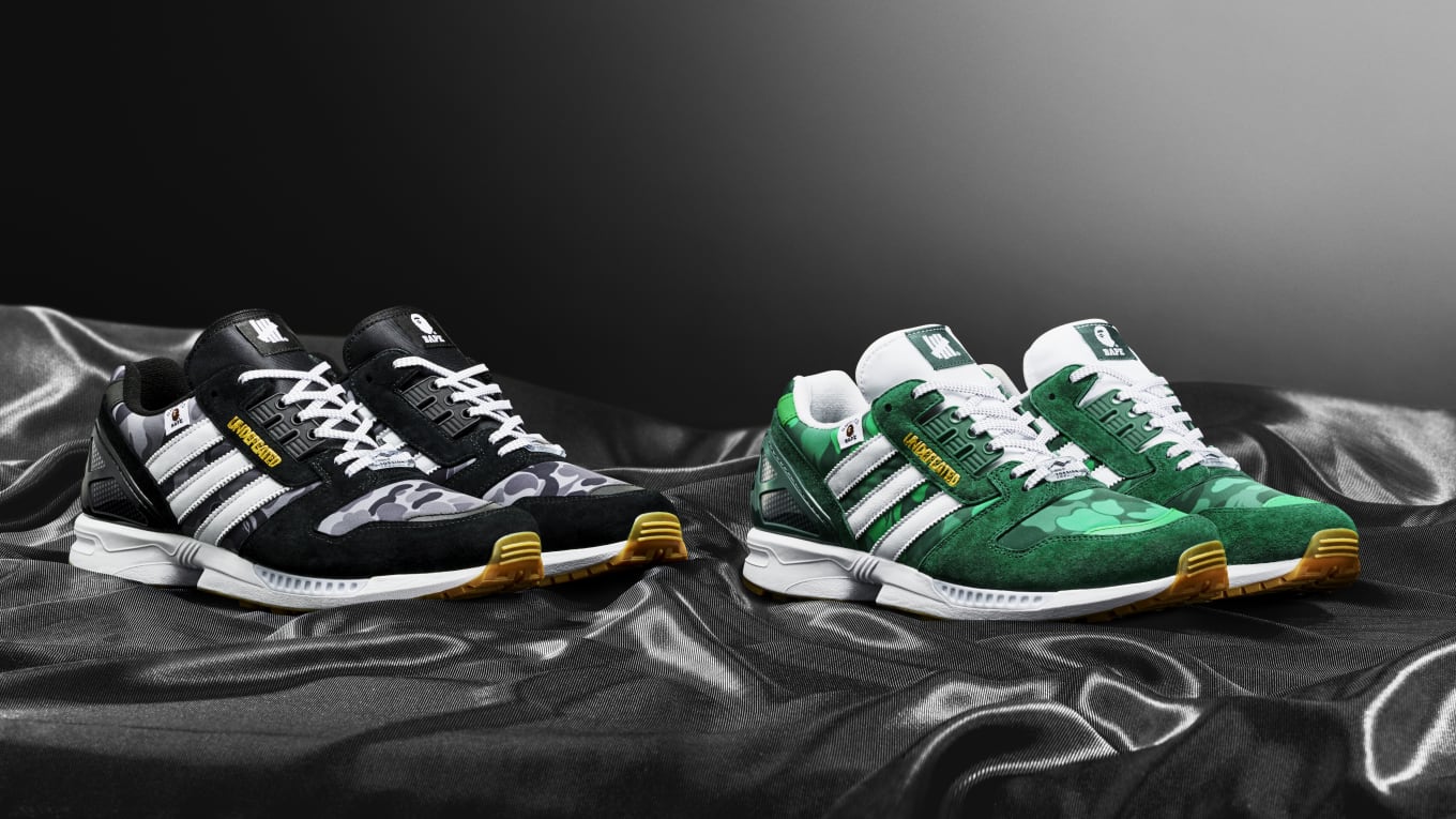 Bape x Undefeated x Adidas ZX 8000 Release Date FY8852 FY8851 | Sole  Collector