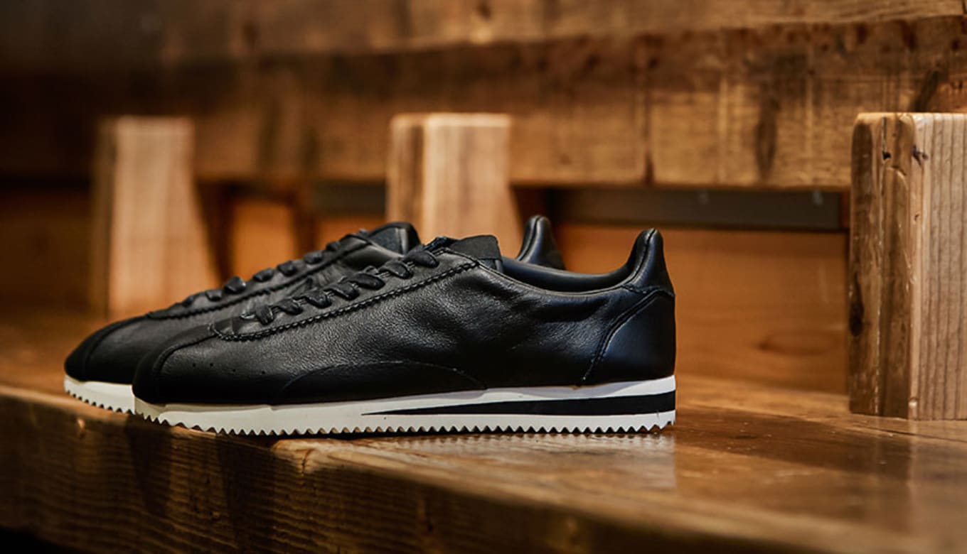 nike classic cortez premium black