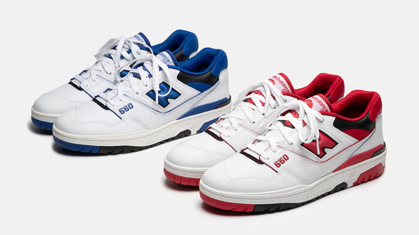 New Balance 550 Red and Blue Release 