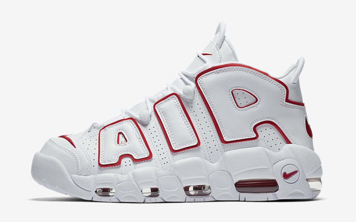 air uptempo red and white