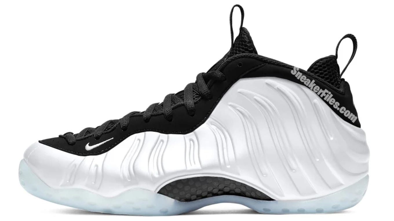 Black and white foamposite
