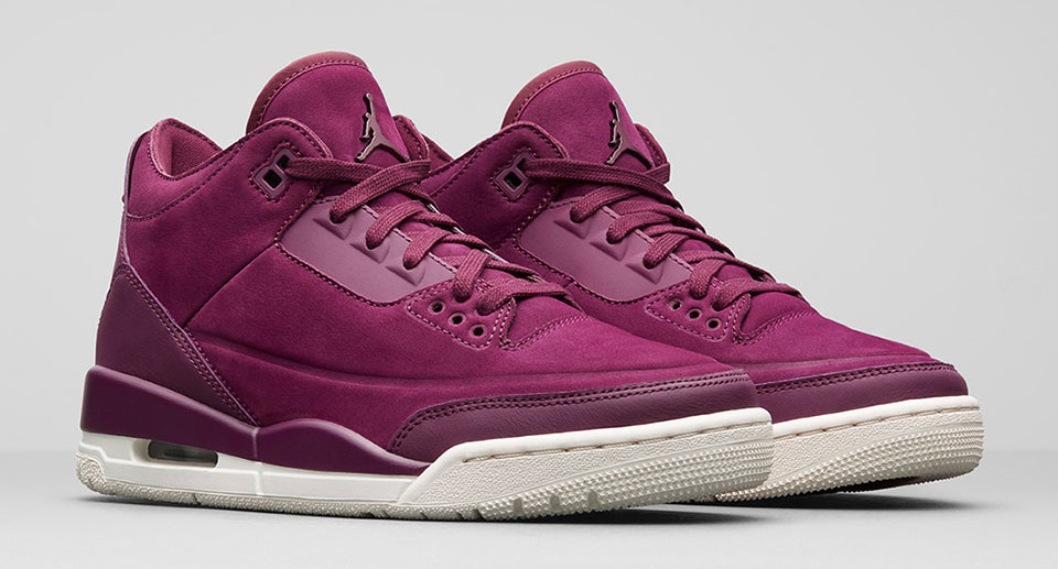 jordan 3 burgundy