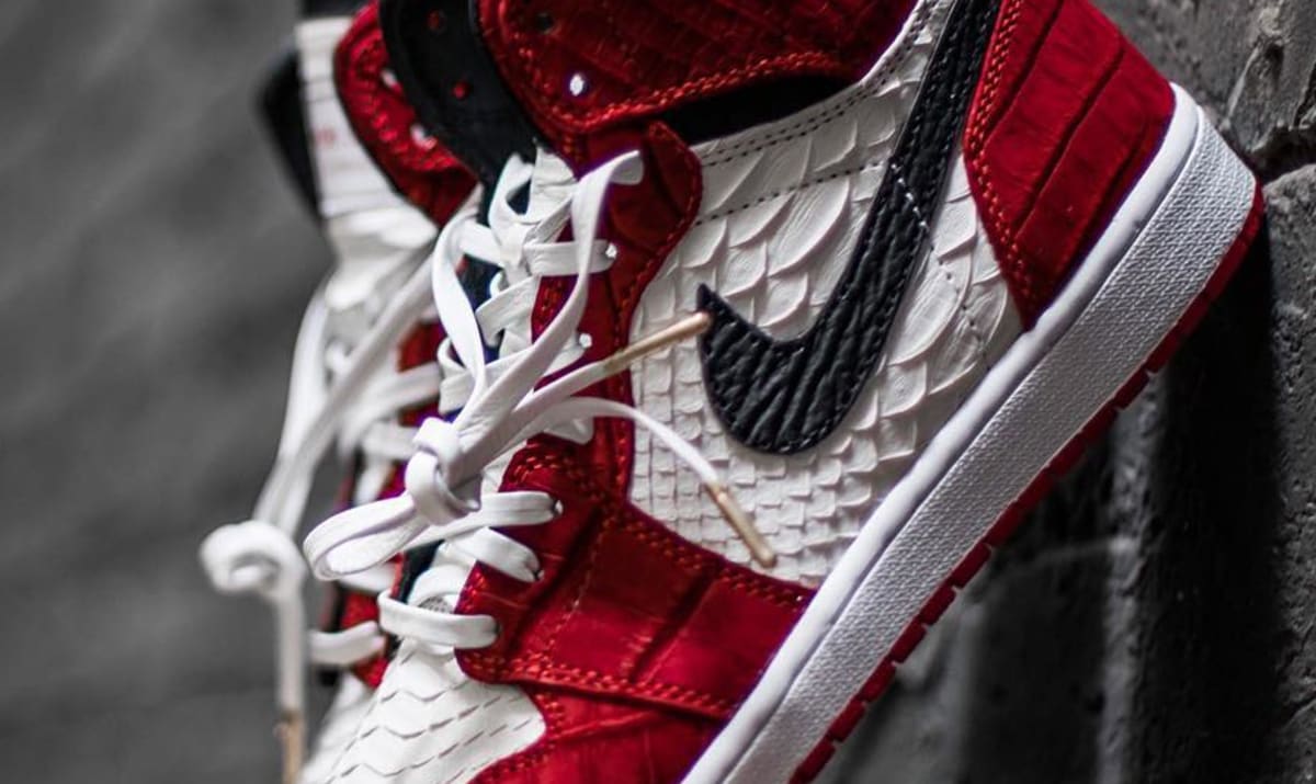 Air Jordan 1 Chicago Python Custom by The Shoe Surgeon | Sole Collector
