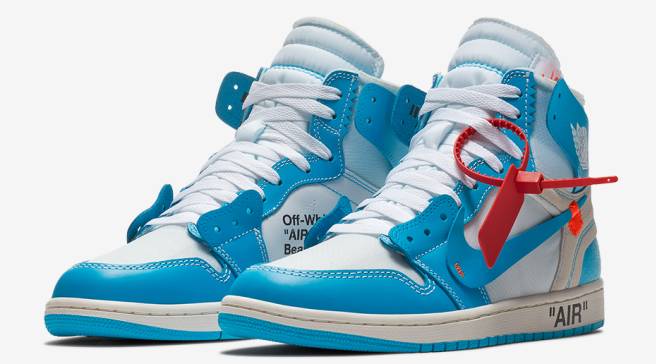 off white jordan 1 unc resell price