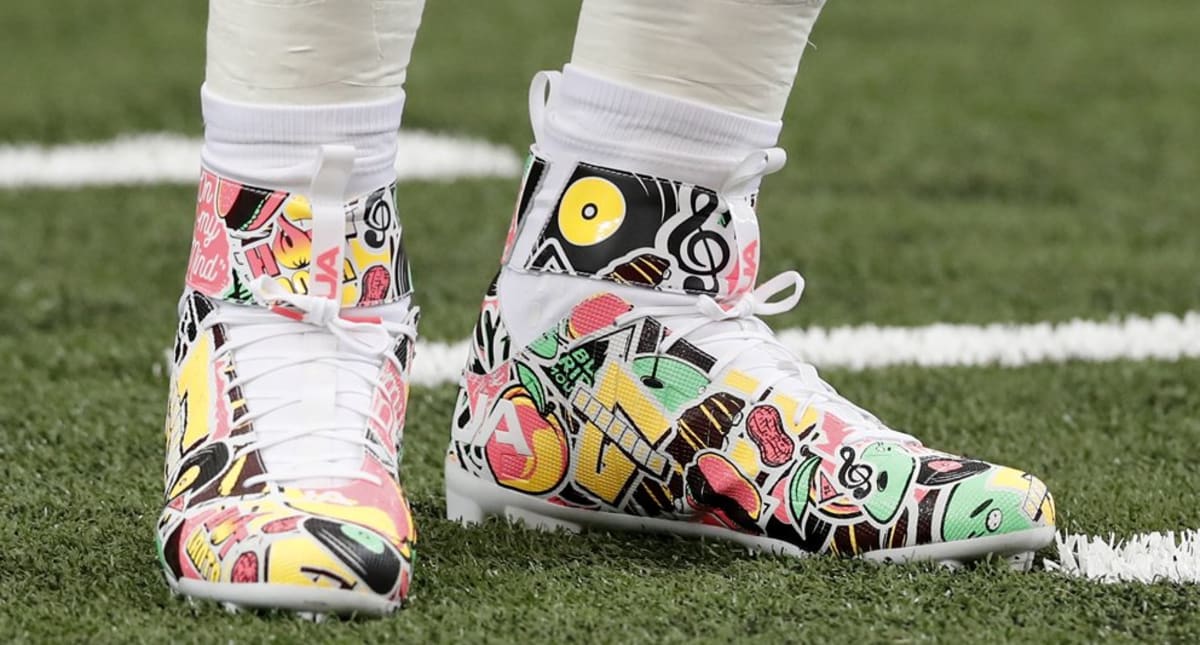 Cam Newton Atlanta Cleats On Foot Sole Collector Cam Newton Atlanta Cleats On Foot Sole Collector