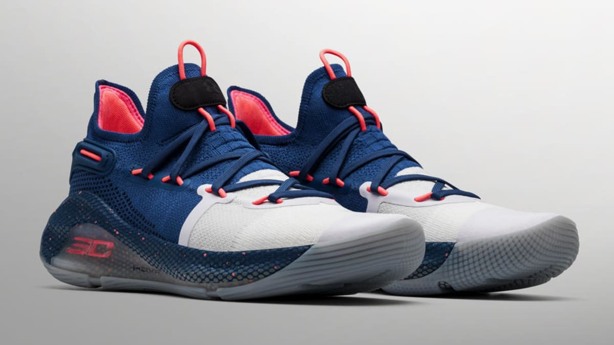 curry 6 navy blue