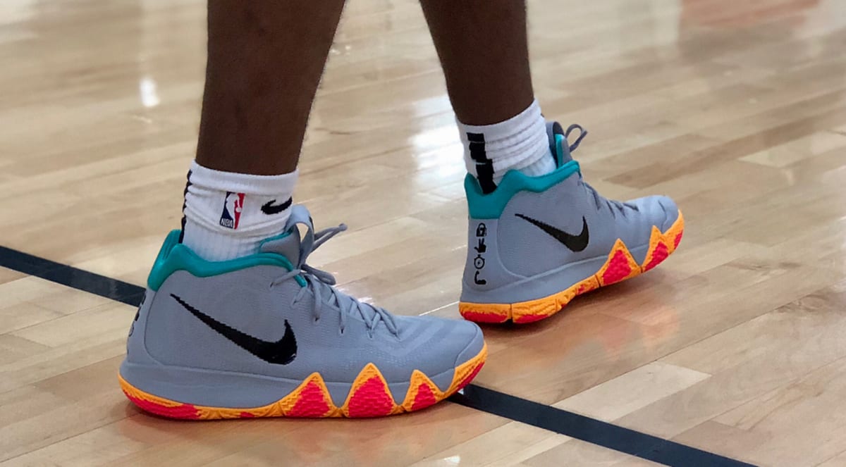 blue kyrie 4s