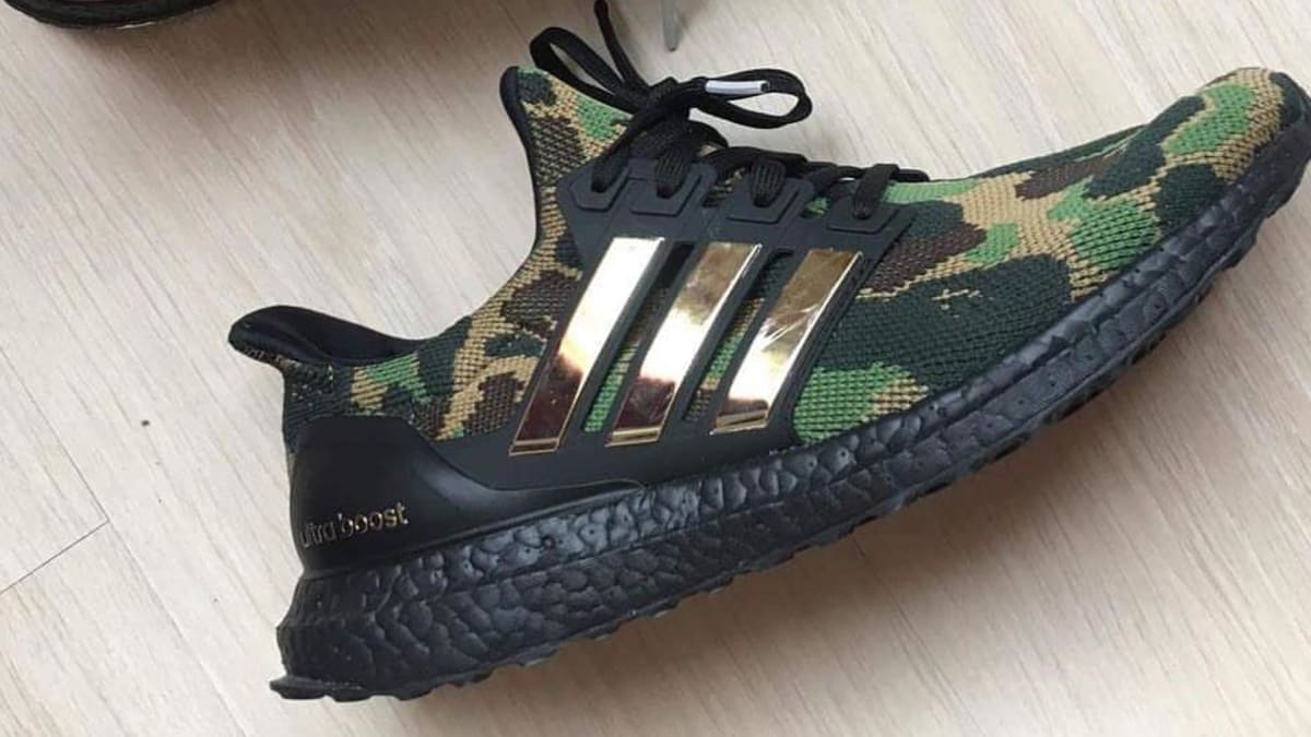 bape ultra boost green