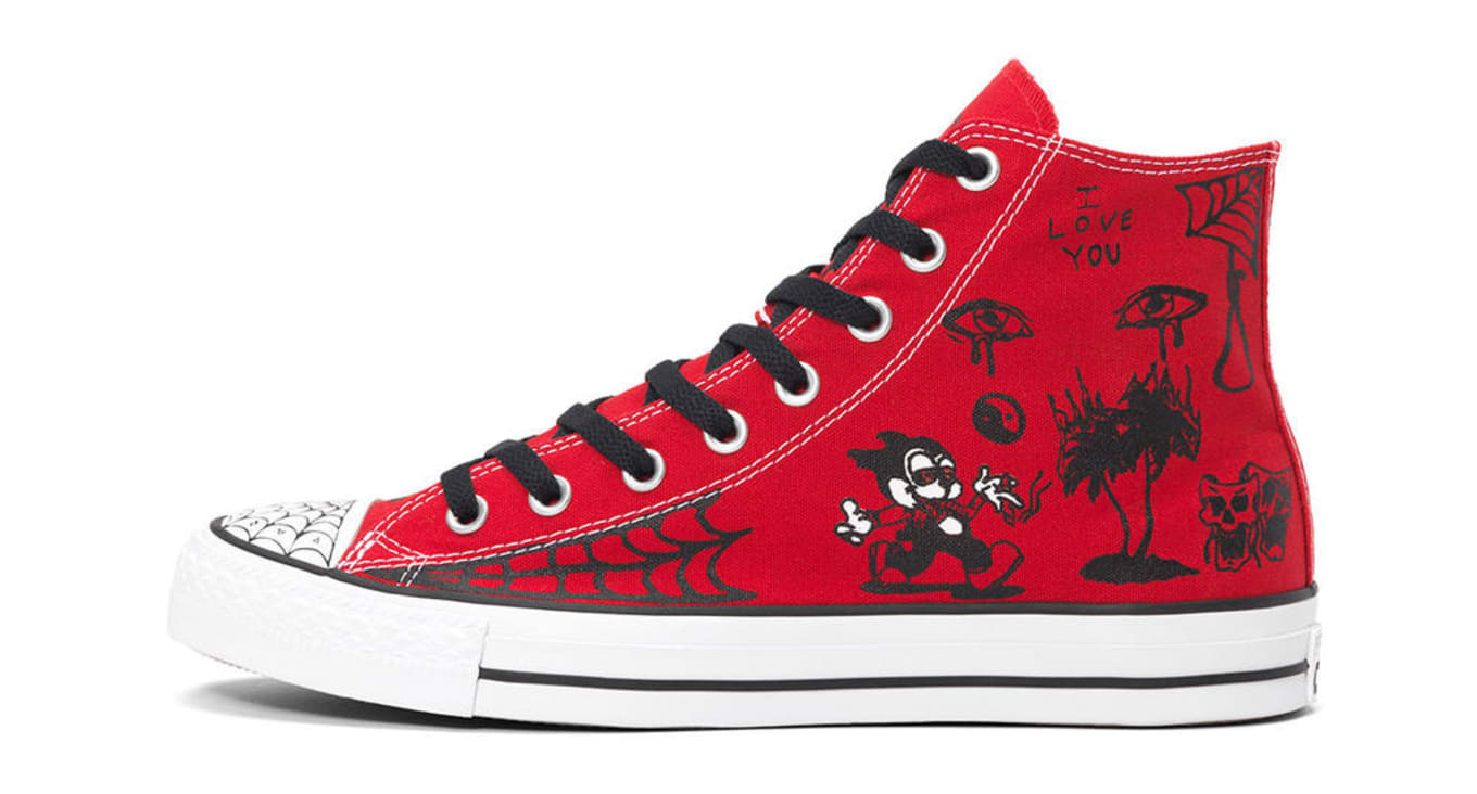 red sole converse