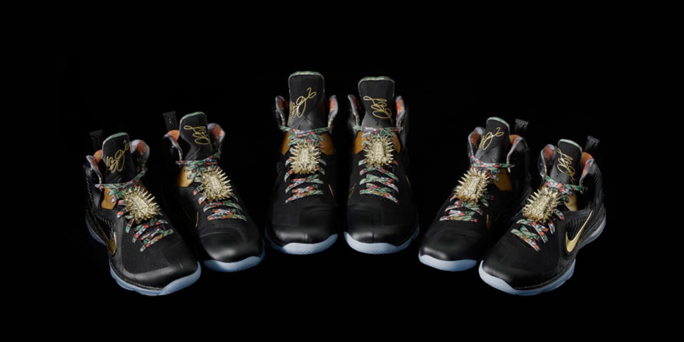 lebron 9 watch the throne gold