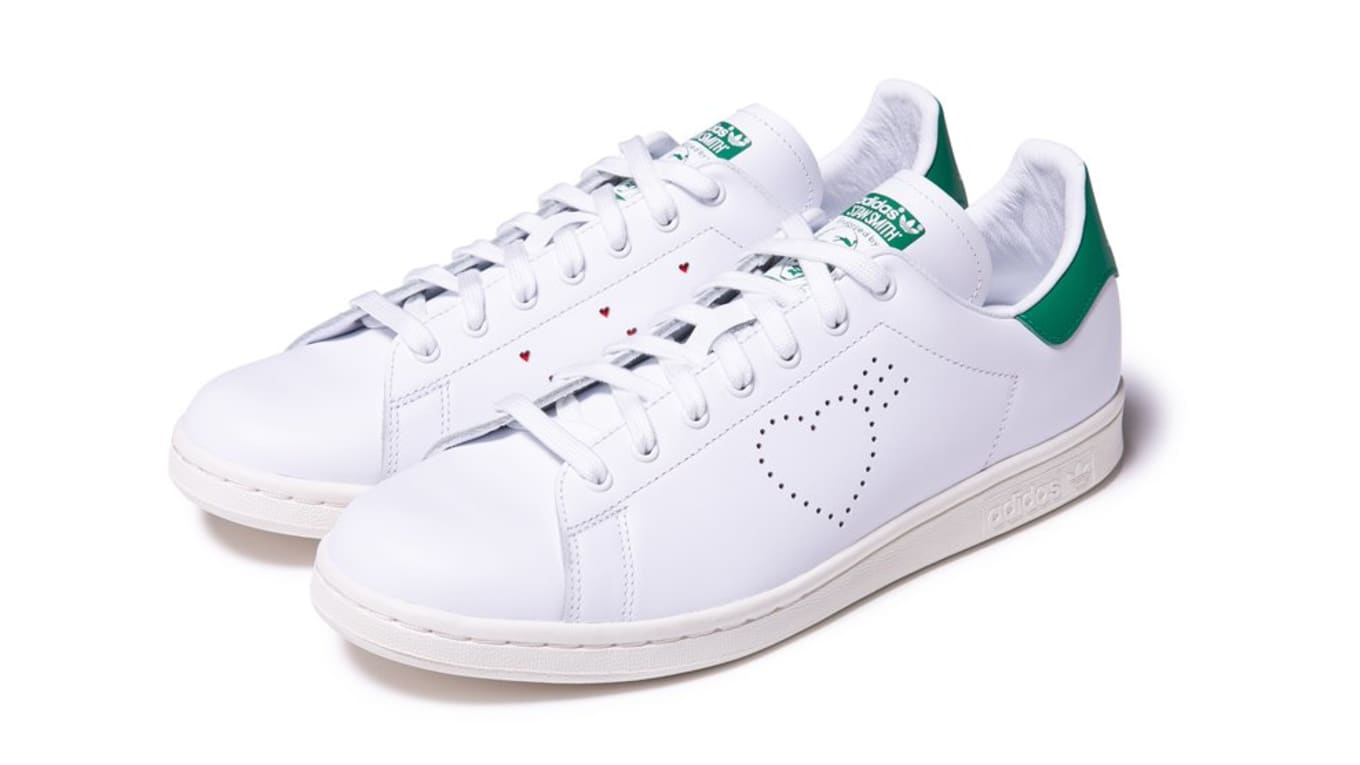 adidas stan smith heart shoes