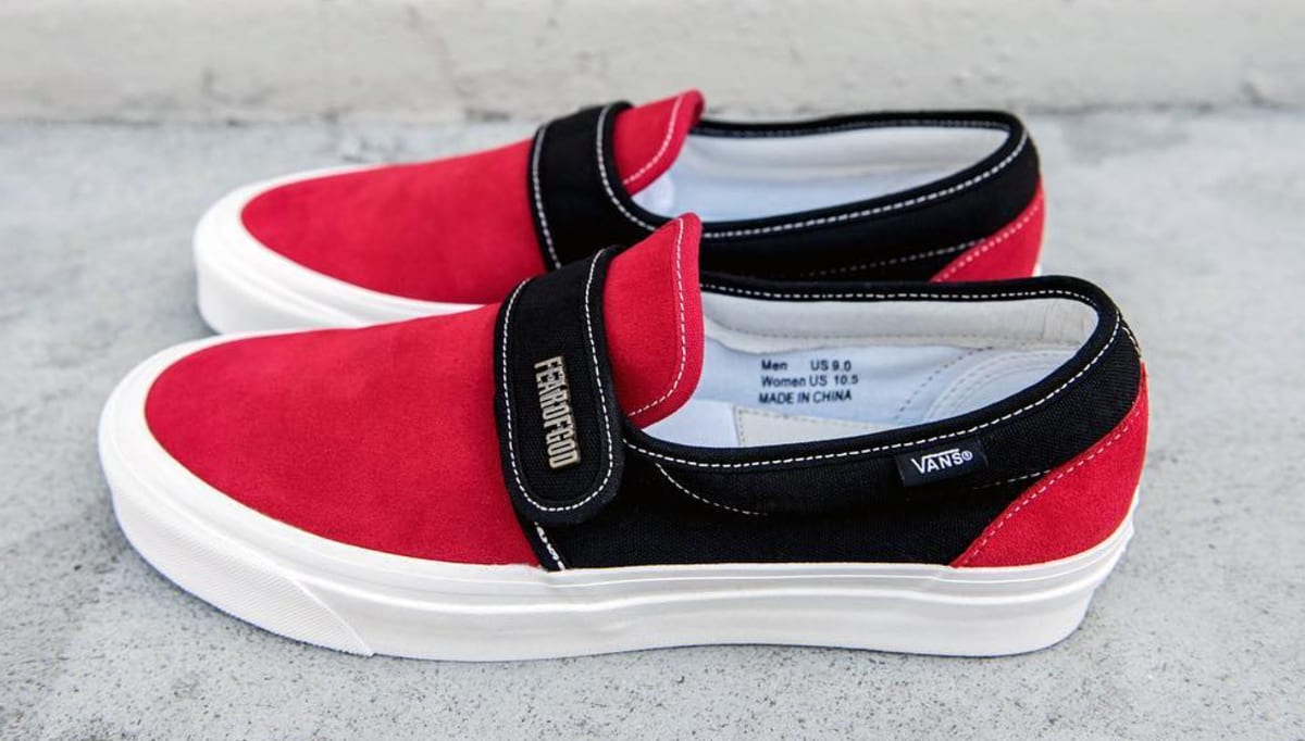 Vans Fear of God Slip On Strap Style 147 Sole Collector