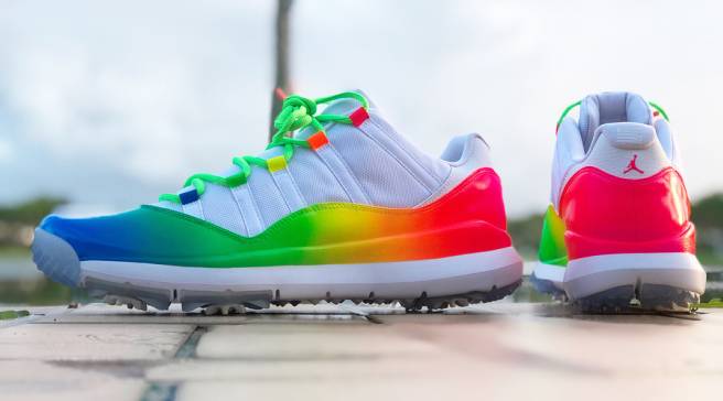 retro 11 golf shoes