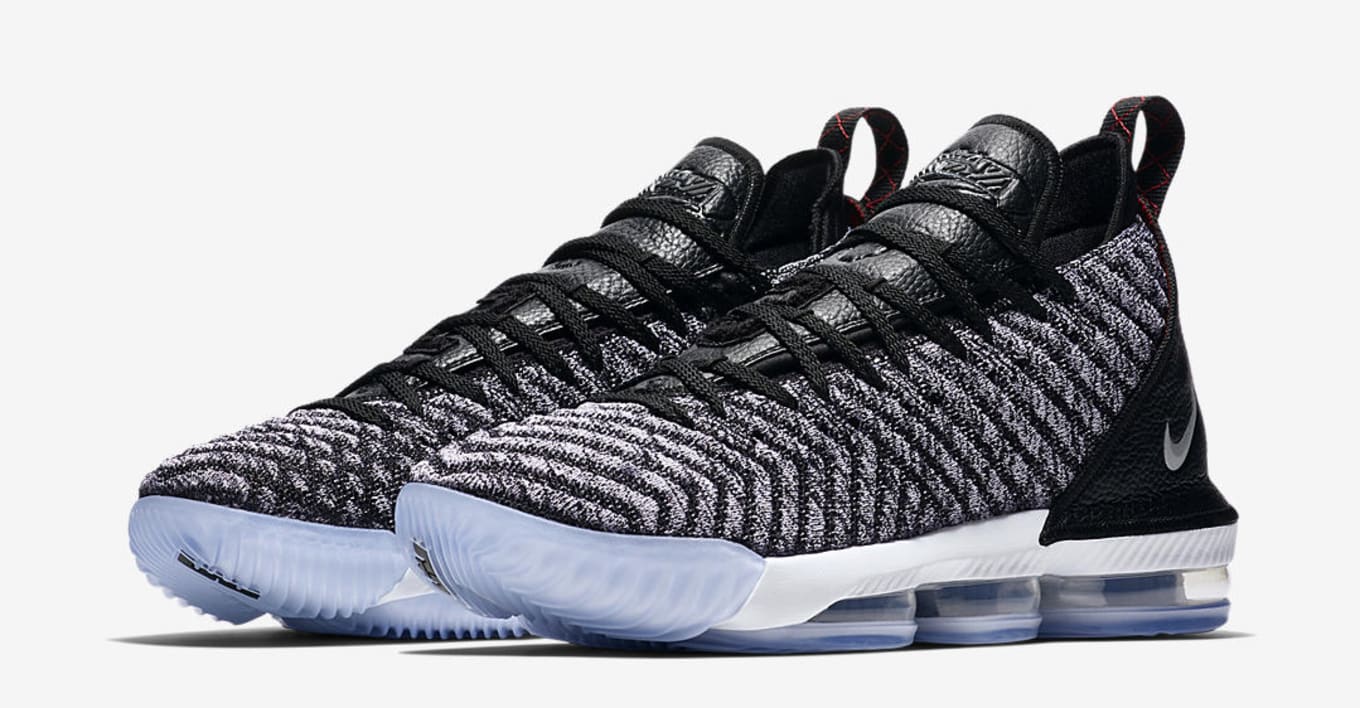 lebron 16 grey and black