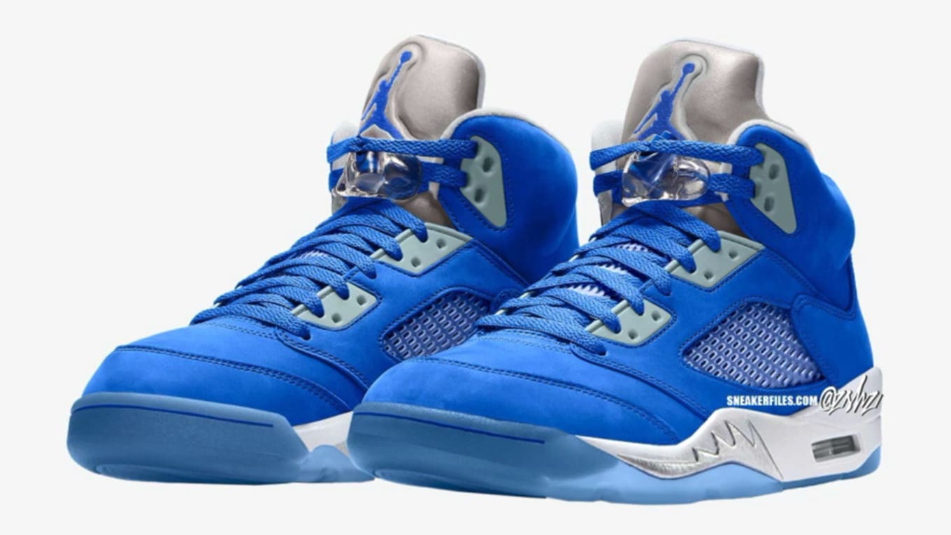 blue jordans for women