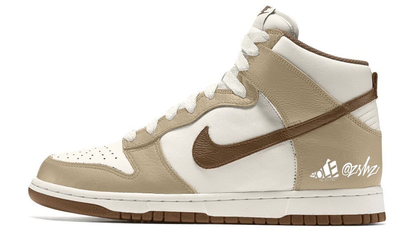 nike dunk high brown