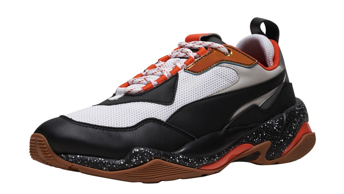 puma thunder womens orange