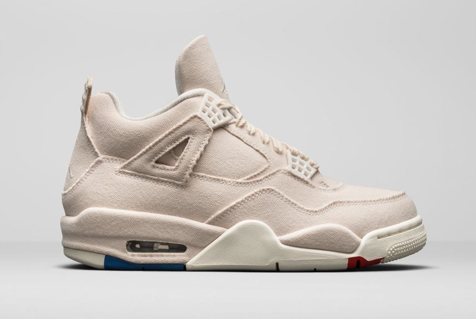 Air Jordan 4 Women's 'Canvas' DQ4909 100 Lateral